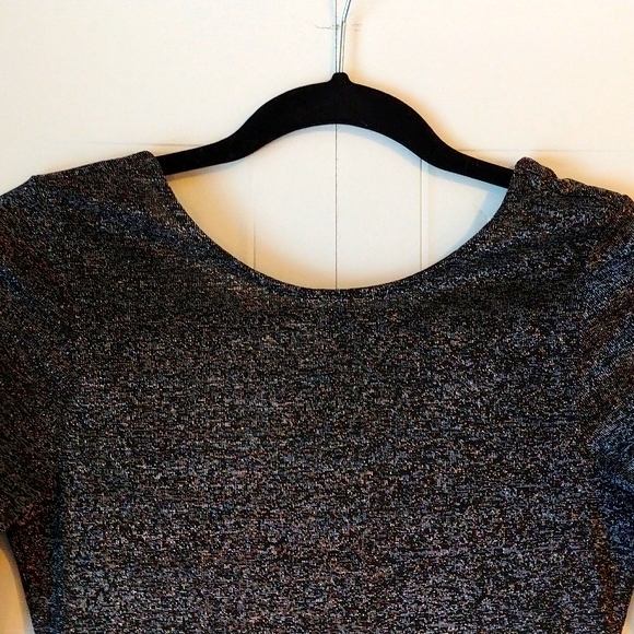 NWT H&M Silver Glittery Dress - Picture 2 of 4